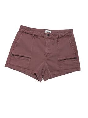 Size 31 Pistola Hannah Plum Rose cargo cargo zipper shorts